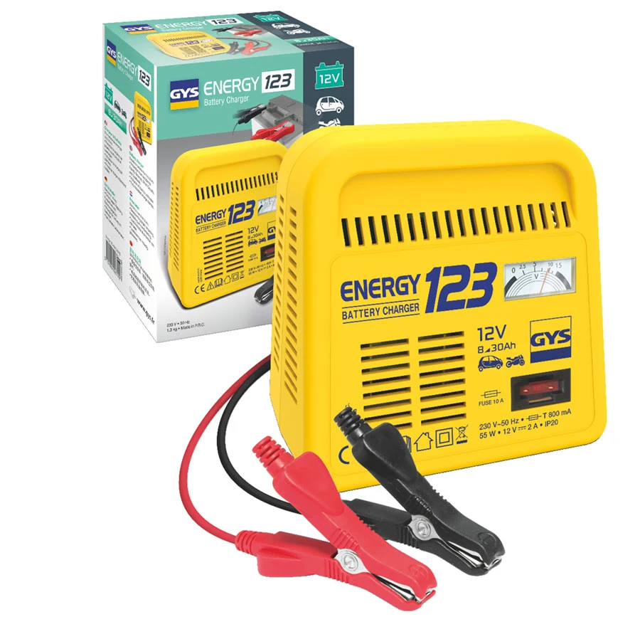 GYS Kfz Batterietester Batterieladegerät ENERGY 123 12V 3.3A 023192 1 GYS Kfz Batterietester Batterieladegerät ENERGY 123 12V 3.3A 023192