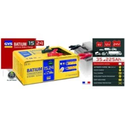 GYS BATIUM 15 24 024526 Automatisches Batterieladegerät Mit Mikroprozessor