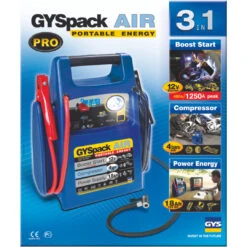 GYS GYSPACK AIR 3in1 Starter, Kompressor Und 12V Gleichstromerzeuger 026322 -Werkzeug Günstiges Geschäft 026322 pack front