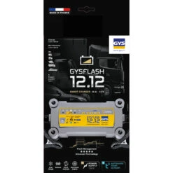GYS GYSFLASH 12.12 12 12 029392 Batterieladegerät Automatisch 12V Ladeerhaltung 12A -Werkzeug Günstiges Geschäft 029392 pack front