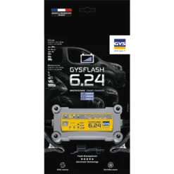 GYS GYSFLASH 6.24 6 24 029460 Batterieladegerät 6V 12V 24V Ladeerhaltung -Werkzeug Günstiges Geschäft 029460 pack front