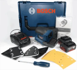 Bosch Akku Schwingschleifer GSS 18V-10 Mit 2 X 5,0 Ah Li-Ion Akku L-BOXX 06019D0201
