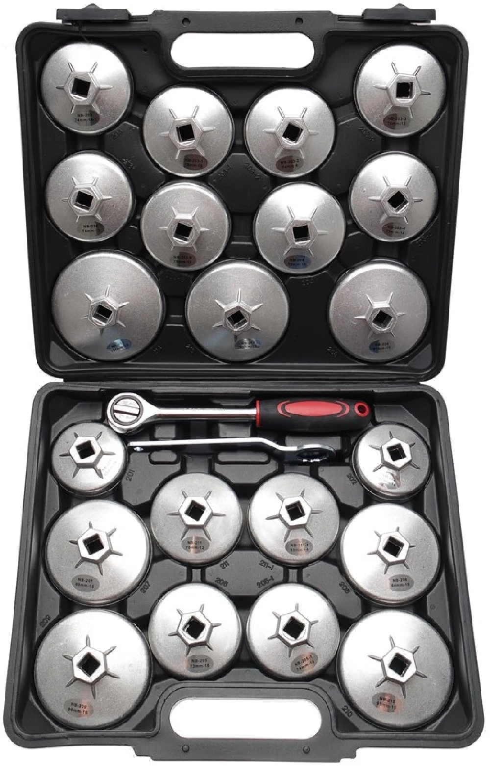 BGS DIY Ölfilterschlüssel-Satz | Aluminium-Druckguss | 12,5 Mm (1/2") | 23-tlg. – 1035 6 BGS DIY Ölfilterschlüssel-Satz | Aluminium-Druckguss | 12,5 Mm (1/2") | 23-tlg. – 1035 – Bild 6