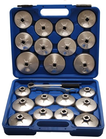 BGS DIY Ölfilterschlüssel-Satz | Aluminium-Druckguss | 12,5 Mm (1/2") | 23-tlg. – 1035 3 BGS DIY Ölfilterschlüssel-Satz | Aluminium-Druckguss | 12,5 Mm (1/2") | 23-tlg. – 1035 – Bild 3