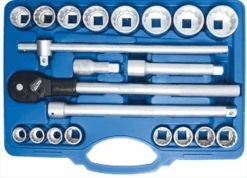 BGS Steckschlüssel-Satz | Antrieb 20 Mm (3/4") | Zollgrößen | 21-tlg. – 1107