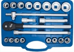 BGS Steckschlüssel-Satz Zwölfkant | Antrieb 20 Mm (3/4") | 21-tlg. – 1223