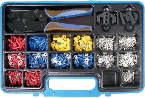 BGS Crimpzangen-Satz Mit Kabelschuh-Sortiment | 1000-tlg. – 1411 2 BGS Crimpzangen-Satz Mit Kabelschuh-Sortiment | 1000-tlg. – 1411 – Bild 2