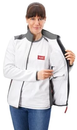FLEX Akku Heizjacke Fleece TF White Lady -Werkzeug Günstiges Geschäft 15