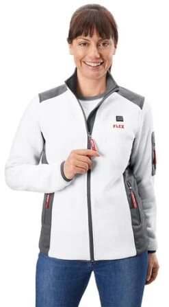 FLEX Akku Heizjacke Fleece TF White Lady -Werkzeug Günstiges Geschäft 16