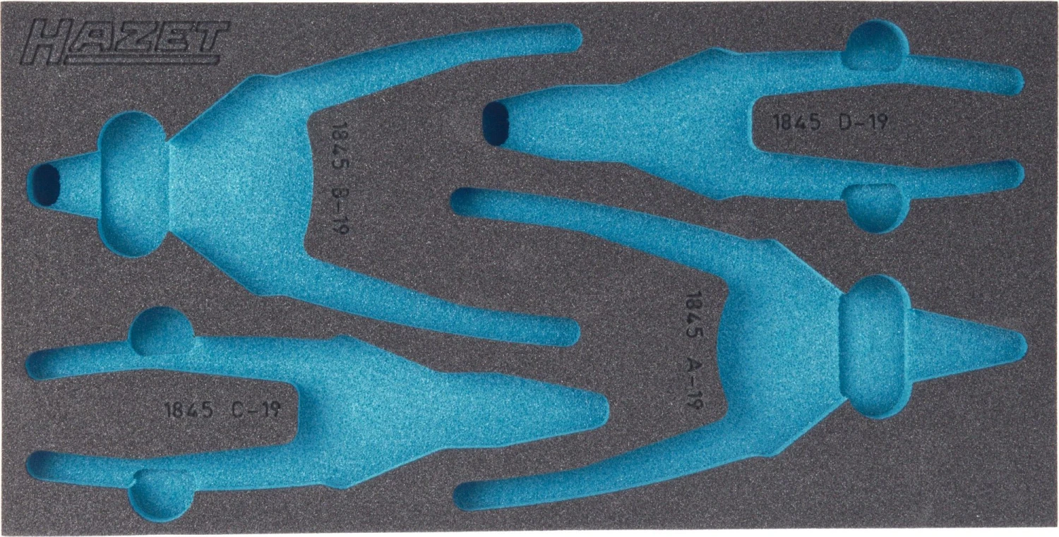 HAZET 2K-Weichschaum-Einlage 163-124L 1 HAZET 2K-Weichschaum-Einlage 163-124L