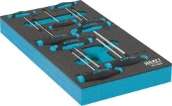 HAZET Schraubendrehersatz Mit T-Griff Innen TORX® Profil 9-teilig 163-182/9 -Werkzeug Günstiges Geschäft 163 182 9 23detail 23links
