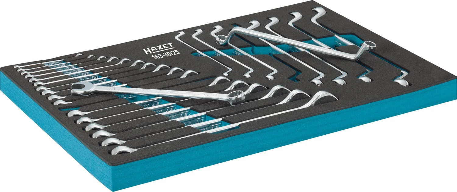 HAZET Ring-Maulschlüssel / Doppel-Ringschlüssel Satz -Tractionsprofil 25-teilig 163-30/25 2 HAZET Ring-Maulschlüssel / Doppel-Ringschlüssel Satz -Tractionsprofil 25-teilig 163-30/25 – Bild 2