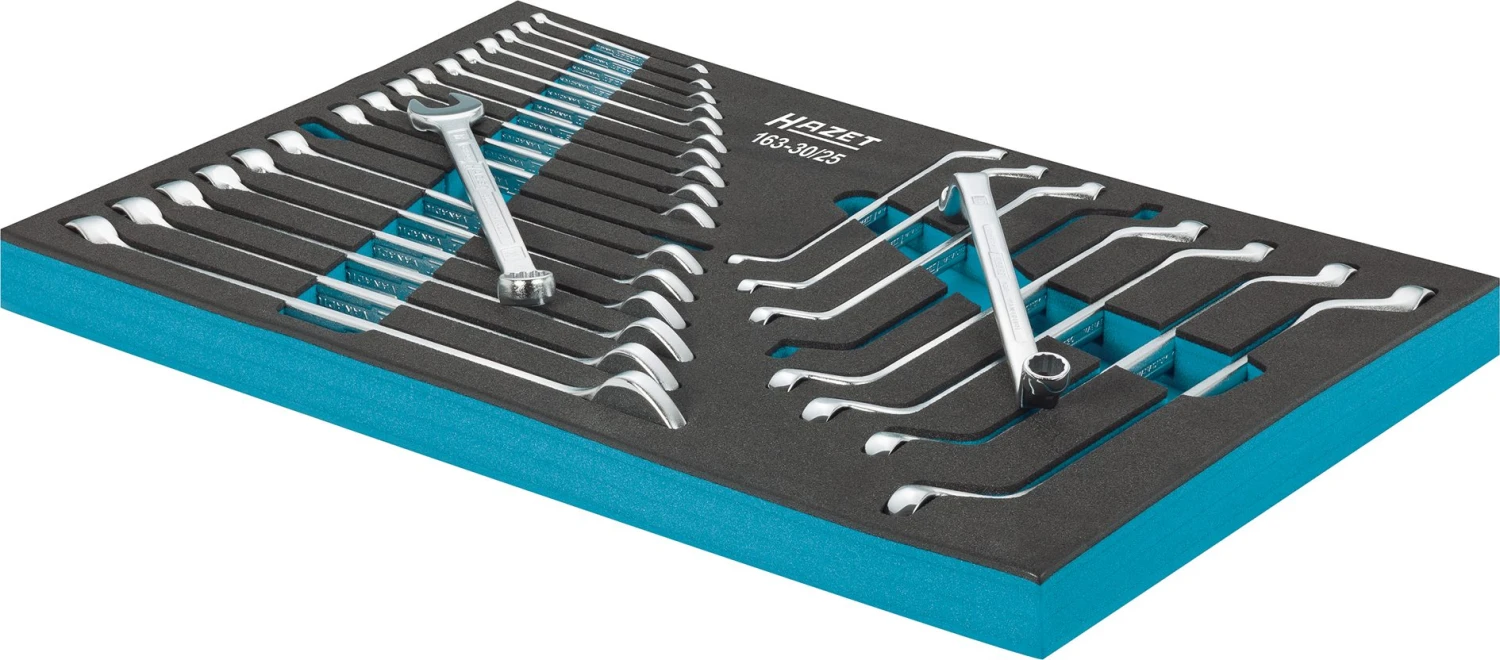HAZET Ring-Maulschlüssel / Doppel-Ringschlüssel Satz -Tractionsprofil 25-teilig 163-30/25 4 HAZET Ring-Maulschlüssel / Doppel-Ringschlüssel Satz -Tractionsprofil 25-teilig 163-30/25 – Bild 4