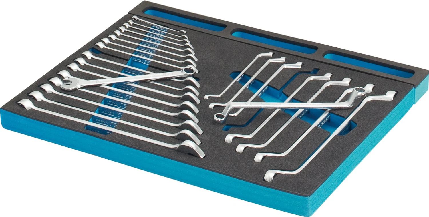 HAZET Ring-Maulschlüssel / Doppel-Ringschlüssel Satz -Tractionsprofil 25-teilig 163-30/25 3 HAZET Ring-Maulschlüssel / Doppel-Ringschlüssel Satz -Tractionsprofil 25-teilig 163-30/25 – Bild 3