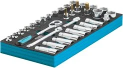 HAZET Steckschlüsselsatz 10mm 3/8 Zoll Außen-Sechskant Innen 33tlg 163-483/33 -Werkzeug Günstiges Geschäft 163 483 33 23detail 23perspektive 23rechts