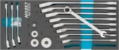HAZET Knarren Ring-Maulschlüssel Satz -Tractionsprofil 16-teilig 163-515/16