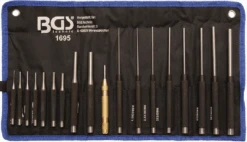 BGS Splintentreiber-Satz | 100 - 150 - 200 Mm | 1,5 - 9,5 Mm | Inkl. Körner | 18-tlg. – 1695