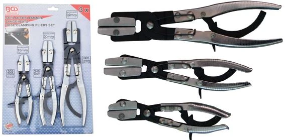 BGS Schlauch-Abklemmzangen-Satz | 205-305 Mm | 3-tlg. – 1718 2 BGS Schlauch-Abklemmzangen-Satz | 205-305 Mm | 3-tlg. – 1718 – Bild 2