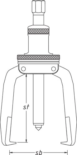 HAZET Abzieher 3-armig 1785-150 -Werkzeug Günstiges Geschäft 1785 150 23skizze