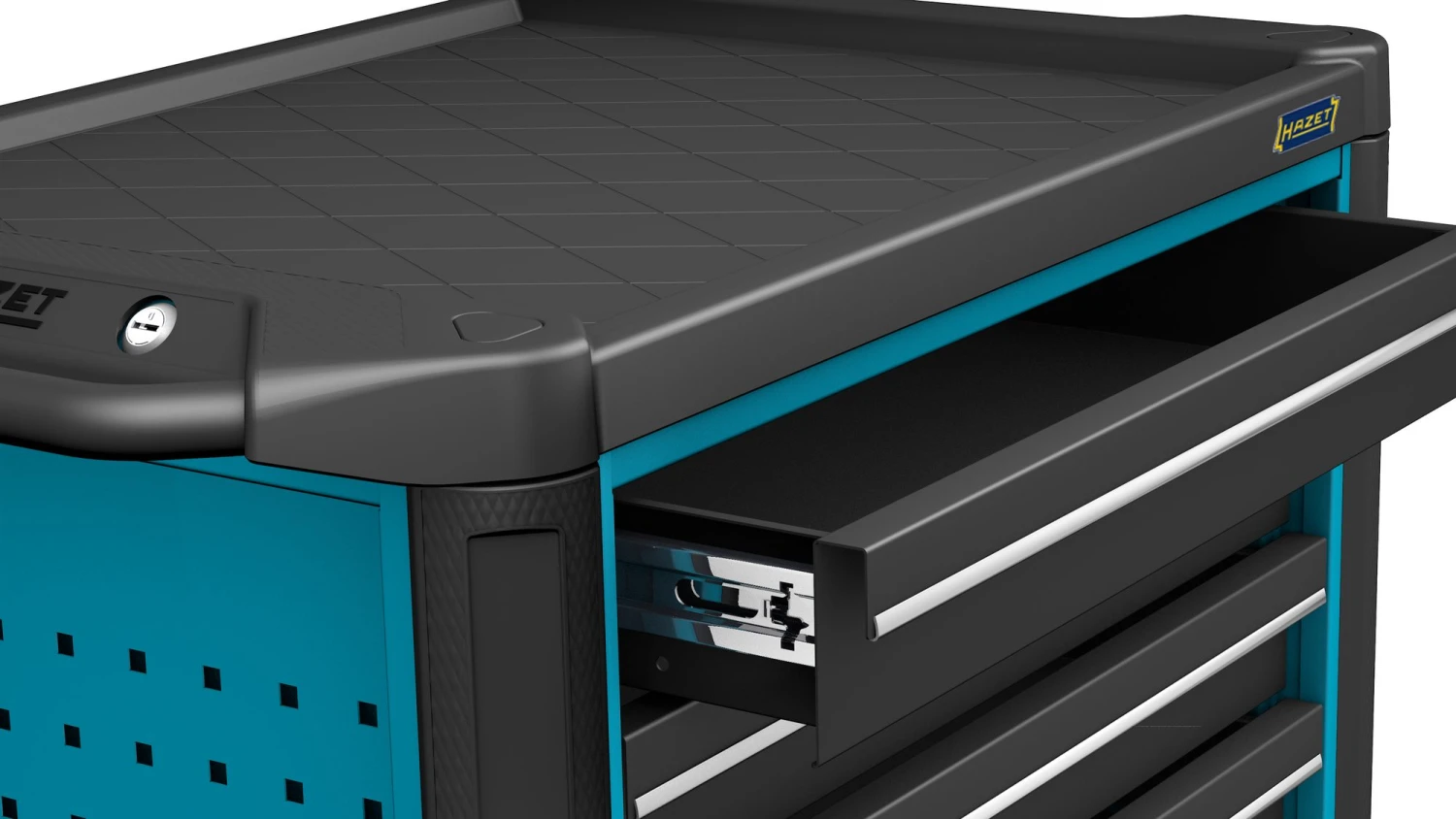 HAZET Werkstattwagen In Schwarzgrau 8 Schubladen + 300 Werkzeugen 179N-8-RAL7021 6 HAZET Werkstattwagen In Schwarzgrau 8 Schubladen + 300 Werkzeugen 179N-8-RAL7021 – Bild 6