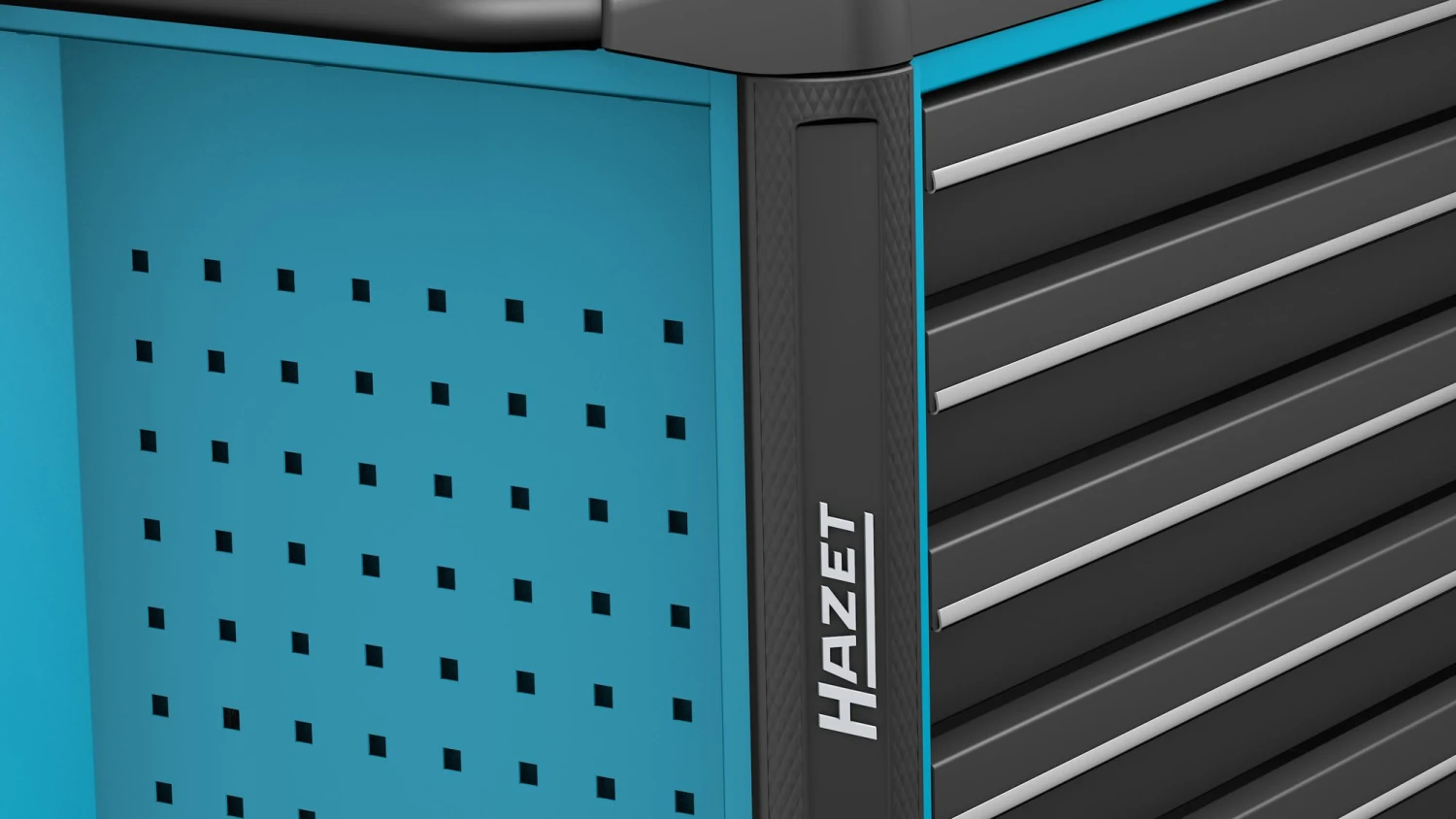 HAZET Werkstattwagen In Schwarzgrau 8 Schubladen + 300 Werkzeugen 179N-8-RAL7021 7 HAZET Werkstattwagen In Schwarzgrau 8 Schubladen + 300 Werkzeugen 179N-8-RAL7021 – Bild 7