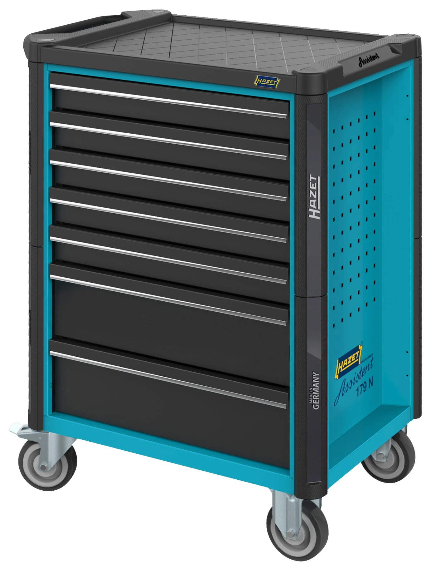 HAZET Werkstattwagen In Schwarzgrau 8 Schubladen + 300 Werkzeugen 179N-8-RAL7021 3 HAZET Werkstattwagen In Schwarzgrau 8 Schubladen + 300 Werkzeugen 179N-8-RAL7021 – Bild 3
