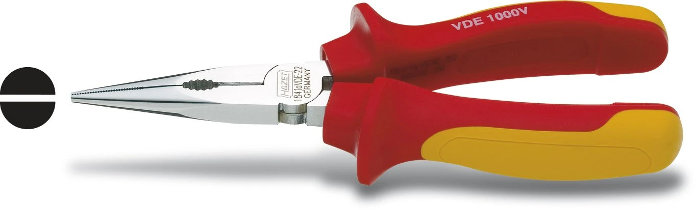 HAZET Flachrund-Zange VDE 1841AVDE-22 1 HAZET Flachrund-Zange VDE 1841AVDE-22