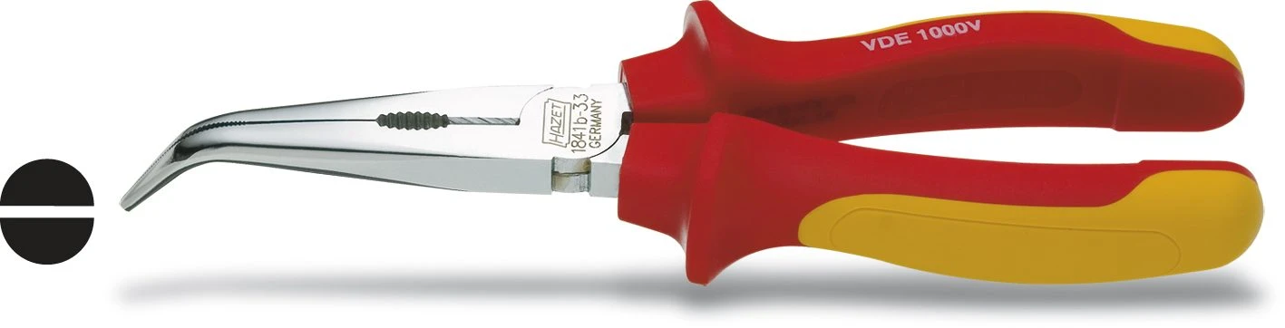 HAZET Flachrund-Zange VDE 1841BVDE-33 1 HAZET Flachrund-Zange VDE 1841BVDE-33
