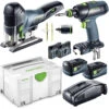 Festool AKKUSCHRAUBER + STICHSÄGE MONTAGESET 201404 18V 5,2 Ah Im Systainer Jetzt 576529