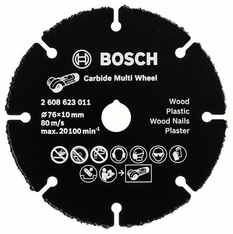 Bosch Trennscheibe Hartmetall Multi Wheel 76 Mm 10 Mm 1 Mm 2608623011 2 Bosch Trennscheibe Hartmetall Multi Wheel 76 Mm 10 Mm 1 Mm 2608623011 – Bild 2
