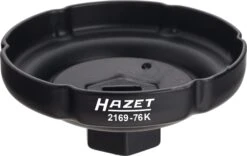 HAZET Ölfilter-Schlüssel Vierkant Hohl 12,5mm 1/2 Zoll Rillenprofil 2169-76K