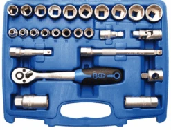 BGS Steckschlüssel-Satz Wellenprofil | Antrieb 10 Mm (3/8") | 26-tlg. – 2227
