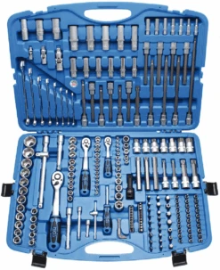 BGS Steckschlüssel-Satz Sechskant | Antrieb 6,3 Mm (1/4") / 10 Mm (3/8") / 12,5 Mm (1/2") | 214-tlg. – 2259