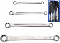 BGS Doppel-Ringschlüssel-Satz Mit E-Profil-Ringköpfen | SW E6 X E8 - E20 X E24 | 4-tlg. – 2264