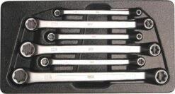 BGS Doppel-Ringschlüssel-Satz Mit E-Profil-Ringköpfen | Gekröpft | SW E6 - E24 | 6-tlg. – 2281 -Werkzeug Günstiges Geschäft 2281533beadea5b4c