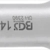 BGS Zündkerzen-Gelenkeinsatz Zwölfkant Mit Haltefeder | Antrieb Innenvierkant 10 Mm (3/8") | SW 14 Mm – 2390