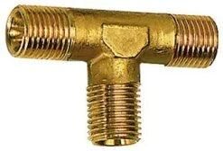 RIEGLER T-Stück R 3/4 Aussen/aussen/aussen Messing SW 25 Konisch