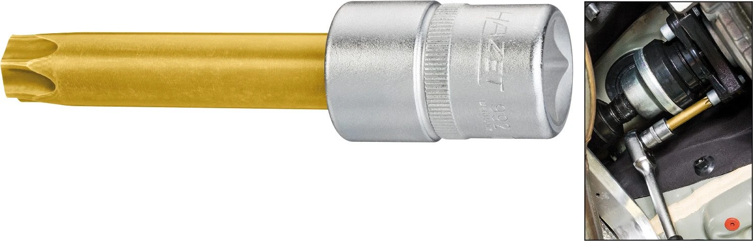 HAZET Kardanwellen-Einsatz TORX Schraubendreher-Einsatz 12,5mm 1/2 Zoll Innen TORX 103mm 2756-T60 2 HAZET Kardanwellen-Einsatz TORX Schraubendreher-Einsatz 12,5mm 1/2 Zoll Innen TORX 103mm 2756-T60 – Bild 2