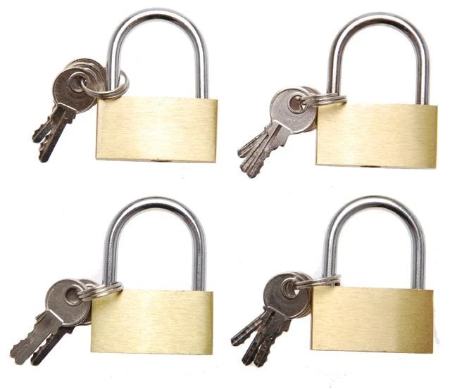 BGS DIY Messing-Vorhängeschloss-Satz | Gleichschließend | 40 Mm | 4-tlg. – 3101 2 BGS DIY Messing-Vorhängeschloss-Satz | Gleichschließend | 40 Mm | 4-tlg. – 3101 – Bild 2
