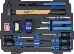 BGS Schaumeinlage Für Art. BOXSYS1 & 2: Hammer-, Zangen-, Schraubendreher-Satz | 12-tlg. – 3353