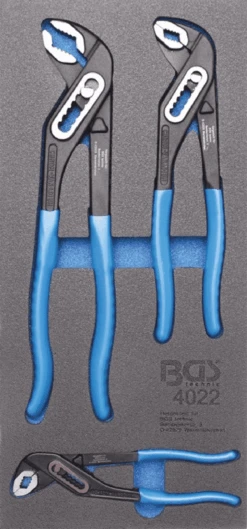 BGS Werkstattwageneinlage 1/3: Wassenpumpenzangen | 3-tlg. – 4022