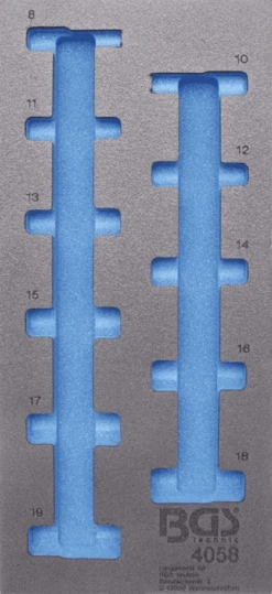 BGS Werkstattwageneinlage 1/3 | Leer | Für Art. 4058 – 4058-1