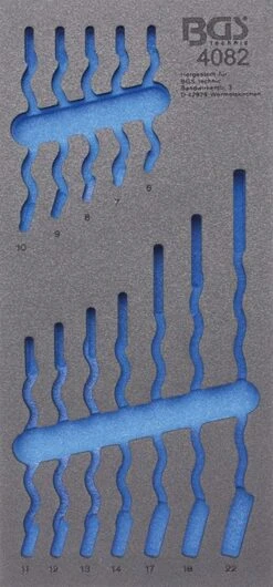 BGS Werkstattwageneinlage 1/3 | Leer | Für Art. 4082 – 4082-1 -Werkzeug Günstiges Geschäft 4082 1581c9b37e70c5