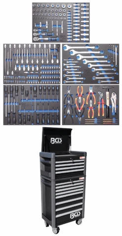 BGS Werkstattwagen Profi Standard Maxi | Mit 263 Werkzeugen – 4088