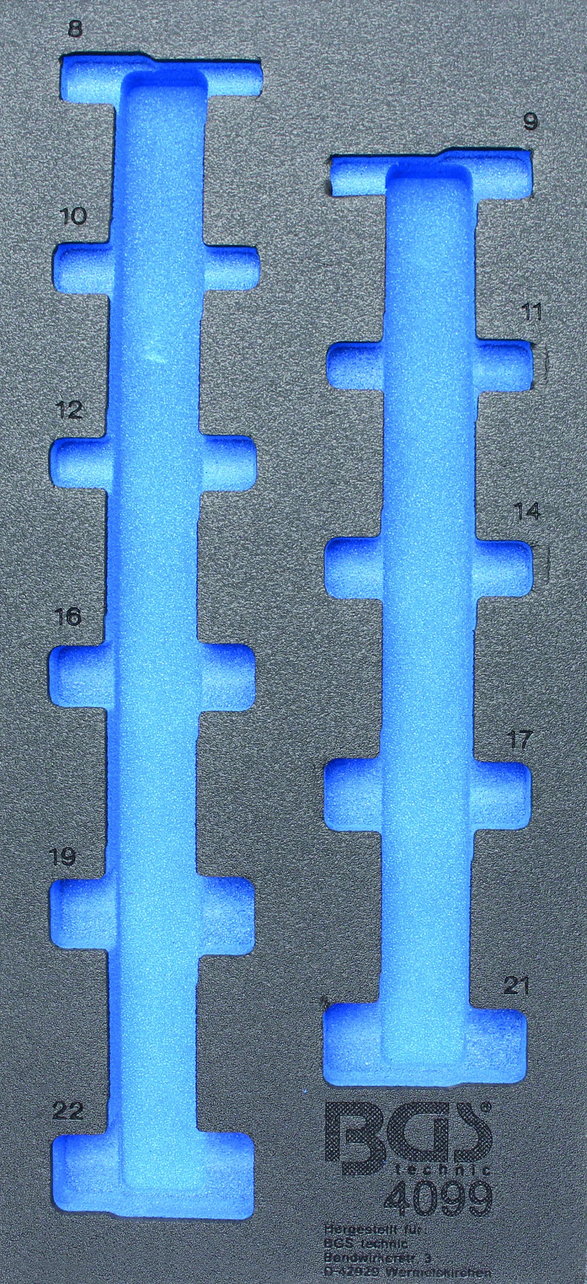 BGS Werkstattwageneinlage 1/3 | Leer | Für Art. 4099 – 4099-1 2 BGS Werkstattwageneinlage 1/3 | Leer | Für Art. 4099 – 4099-1 – Bild 2