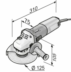 FLEX L 15-11 125 447692 1500 Watt Winkelschleifer -Werkzeug Günstiges Geschäft 447692 3fOFxHHqz3hzBV