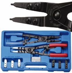 BGS Sprengringzangen-Satz | Auswechselbare Spitzen | 10-tlg. – 453