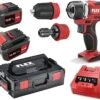 FLEX Akkuschrauber DD 2G 10.8-EC 2x Akkus Ladegerät L-BOXX 462.764