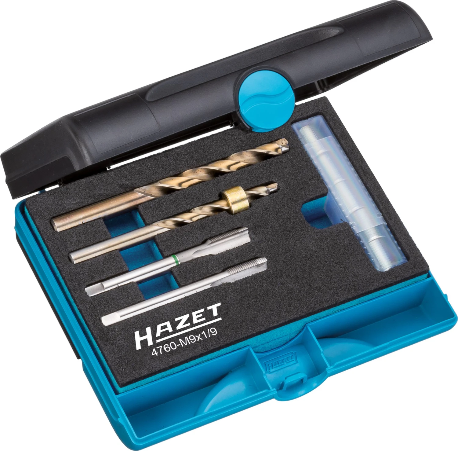 HAZET Glühkerzen-Reparatur Satz 9-teilig 4760-M9X1/9 2 HAZET Glühkerzen-Reparatur Satz 9-teilig 4760-M9X1/9 – Bild 2