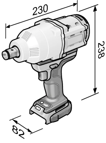 FLEX 492.612 Akku-Schlagschrauber 18,0 V IW 3/4" 18.0-EC Solo 5 FLEX 492.612 Akku-Schlagschrauber 18,0 V IW 3/4" 18.0-EC Solo – Bild 5